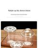 Transparent Mini Milk Tea Disposable Cup with Lid - Small Size for Cold Drinks