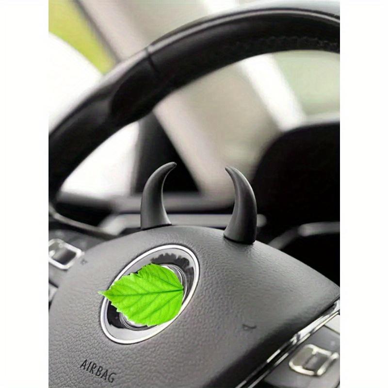 

Creative and Humorous Car Center Console Display Screen, Small Horn Steering Wheel, Devil s Horn, Cute Car Decoration Ornament one-size чёрный