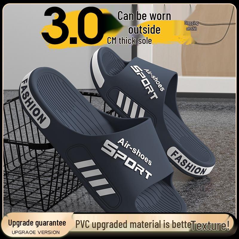 

Мужские сандалии больших размеров 2025 года с нескользящей толстой подошвой - Летние уличные спортивные шлепанцы 48-49