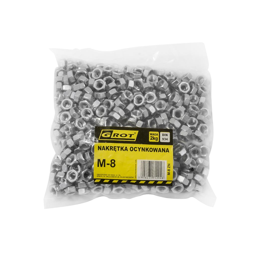 GALVANIZED NUT DIN 934 M-14 - M-14 ZN