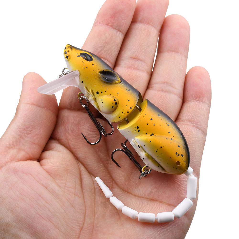 15,5g/15,5cm Bionischer Gelenk-Wobbler - Weitwurf-Maus und Asp-Imitation 9008