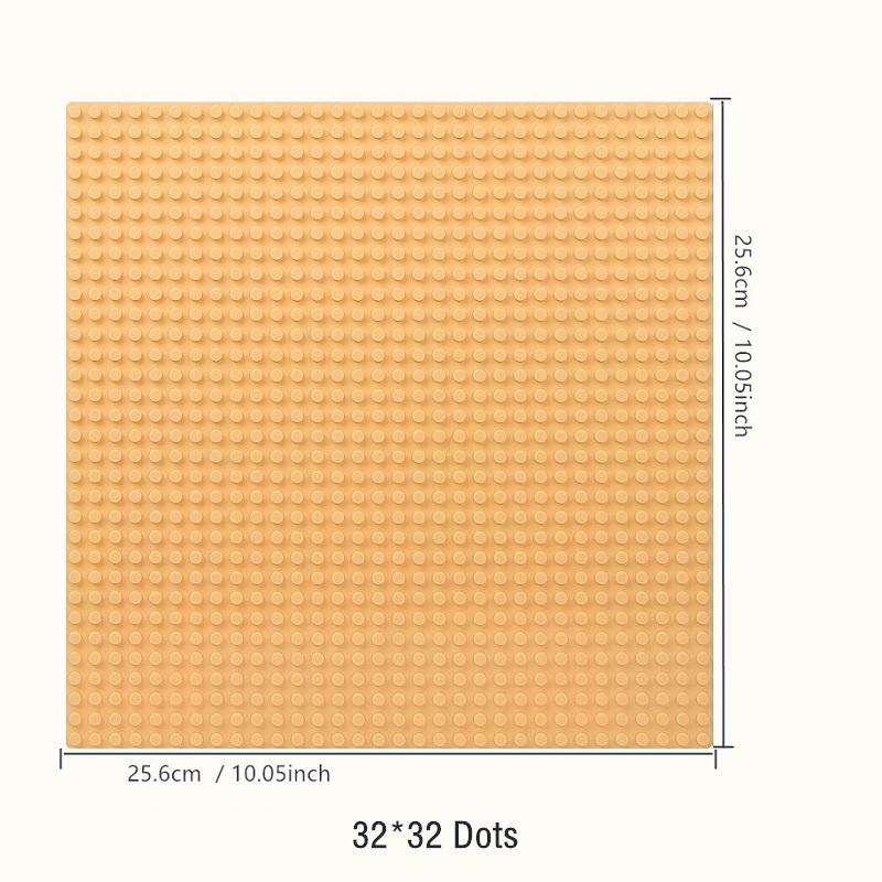 Płyta bazowa 32*32 16X32 16X16 Kropki Klocki budowlane Płyta bazowa DIY Plastikowa płyta Klasyczna cegła Akcesoria Zabawka dla dzieci