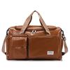Pu material portable travel bag large capacity business trip portable storage bag independent shoe compartment sports fitness bag