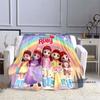 Cartoon Series Rainbow Ruby Children's Blanket Lulu and Bear Cute Blanket Intelligence and Adventure Blanket Photo A-1