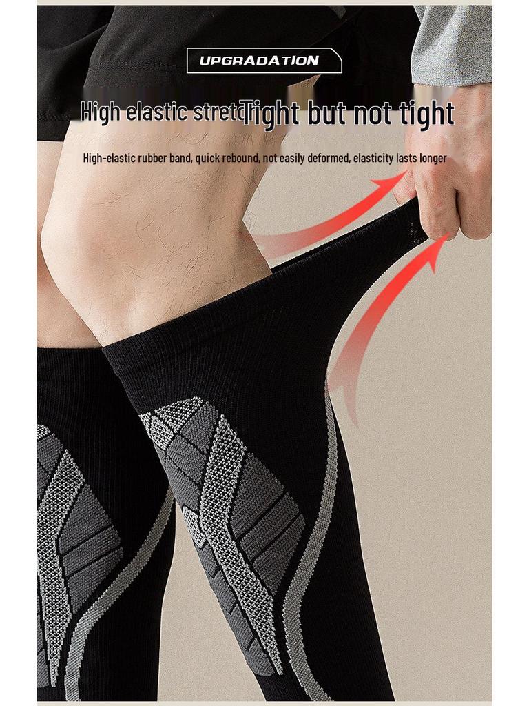 Kniehohe Sport-Kompressionssocken: Bequeme Druckunterstützung für das Laufen