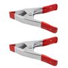 2pcs 2/4/6 Inch Metal A-Shaped Spring Clip Multi-Purpose Spring Clamps Woodworking Electrician Powerful Spring Clamps Hand Tools
