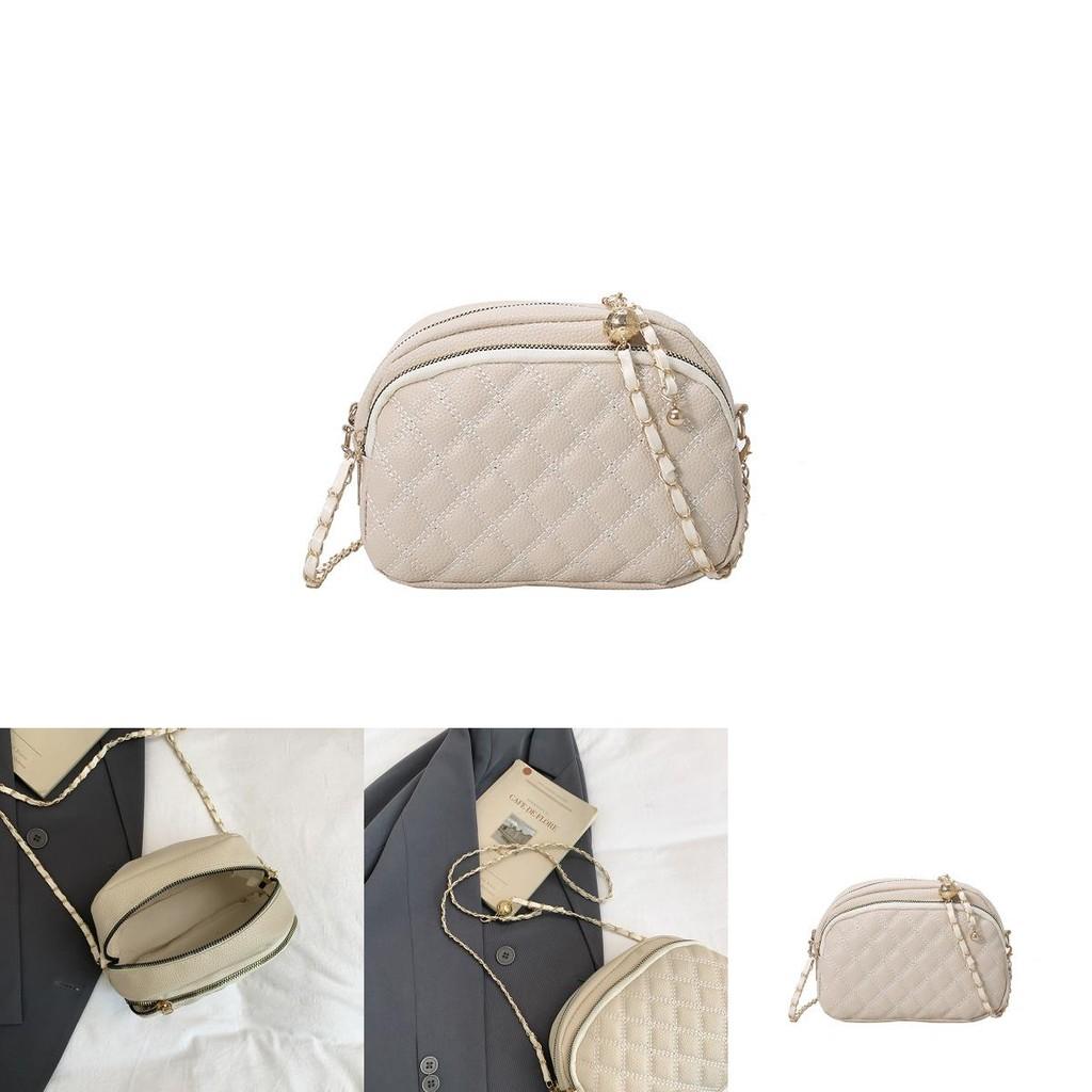 Pu Small Square Bag With Chain Strap For Daily Streetwear Fashion