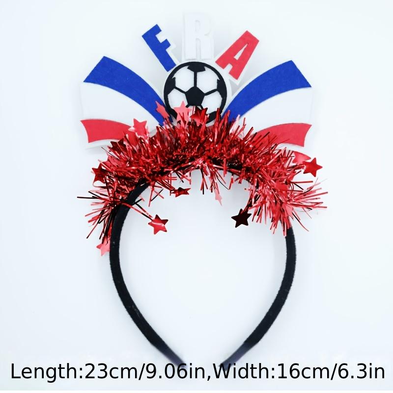 1pcs Football Fans Cheering Headbands, Football-themed Decorative Headband, Football Headband Suitable for Adults and Children