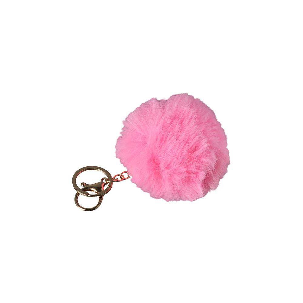 Car Keyring Ornaments Handbag Charms Car Keyring Pom Fluffy Key Chains Fur Ball Keychain Key Holder