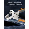 Handheld Hole Punch Eyelet Installation Tool 10mm Grommet Eyelet Plier Kit Metal Air Hole Rivet Plier for DIY Sewing & Crafting