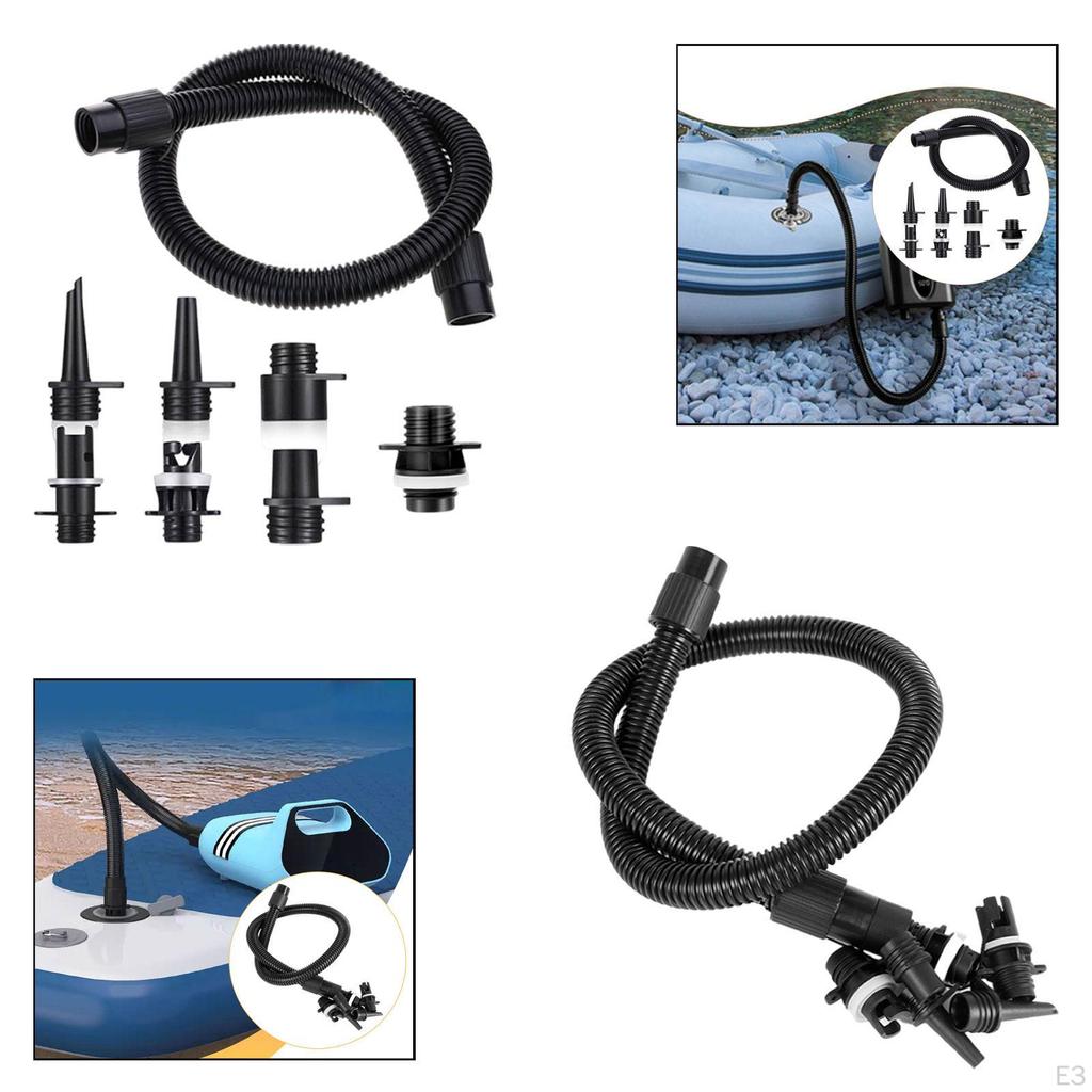 Adapter und Luftschlauch-Set für Schlauchboote, Elektrische Pumpe, Aufblaszubehör,