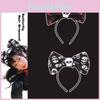 Red Eye Skull Bow Hair Accessories For A Spooky Halloween Costume Look