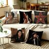M-Michael Jackson King Of Pop  Square Double-Sided printed Pillow Case Bedroom Bedside Pillow Sofa Cushion Cover
