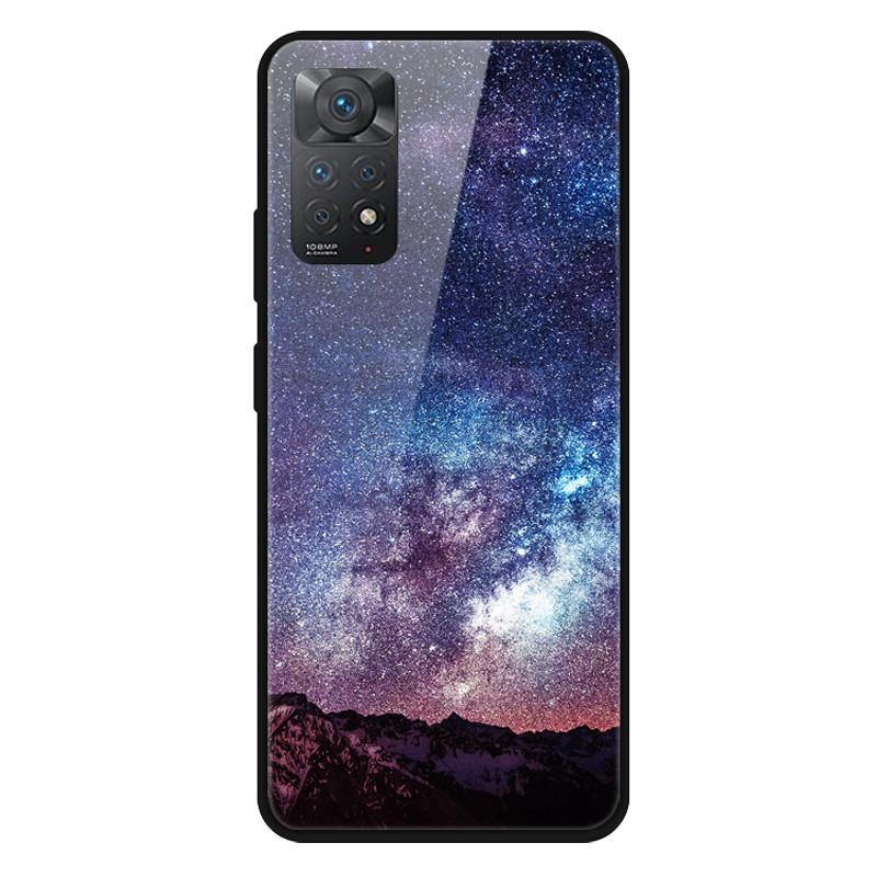 Fashion Glass Cover For Xiaomi Redmi Note 10 / Note 11 / Note 12 Case Tempered Glass Covers for Xiaomi Redmi Note 12 4G Case