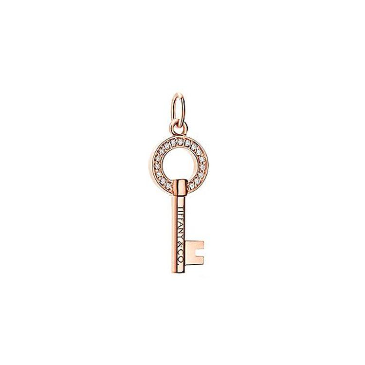 TIFFANY & CO . Schlüssel Japanisch Und Koreanisch Süßer Stil Halsketten Damen Roségold GRP10435