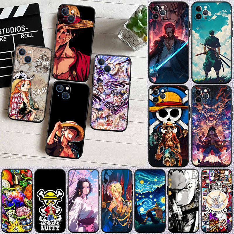 JO43 Ein Stück Luffy Telefon Fall für iPhone 7 8 11 12 13 14 15 16 16E XS Pro Max XR X SE Samsung S20 S21 S22 S23 S24 FE Ultra Plus Lite S21S A55