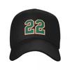 22 Jersey Number Number Twenty-two Straight From Miami Baseball Cap Fashion Beach Luxury Man Hat New In Hat Girl Men's