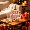 Santa Claus Decoration Calendar Wooden Christmas Decor Creative Christmas Advent Calendar  Home