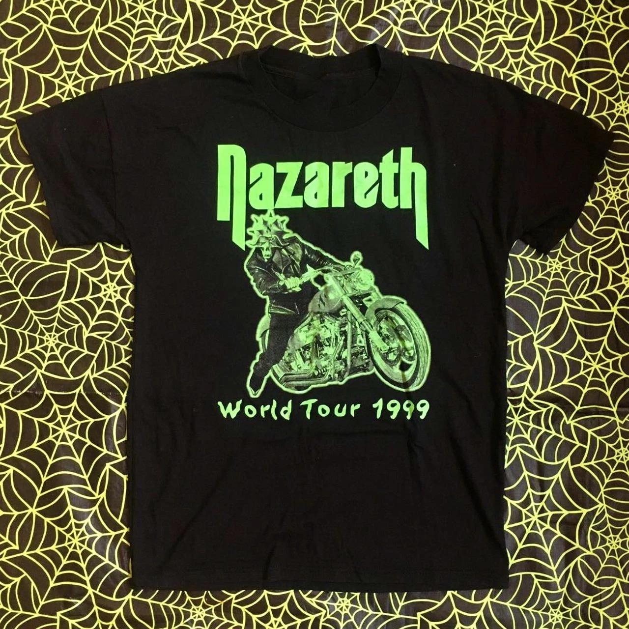 Nazareth Band World Tour 1999 Concert Rock Metal T-shirt S to 5XL 2F2161 XXXXL