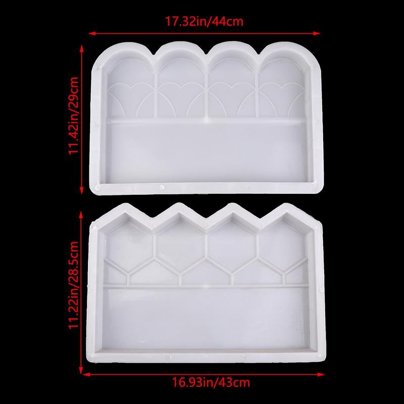 Zahradní obrubník Plot Betonové formy Opakovaně použitelné DIY Zahradní cihlová forma na jezírko Dvůr Terasa Zahradní dekorace