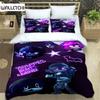 Murder Drones Cartoon Printed Bedding Sets Exquisite Bed Supplies Set Duvet Cover Bed Comforter Set Bedding Luxury Birthday Gift