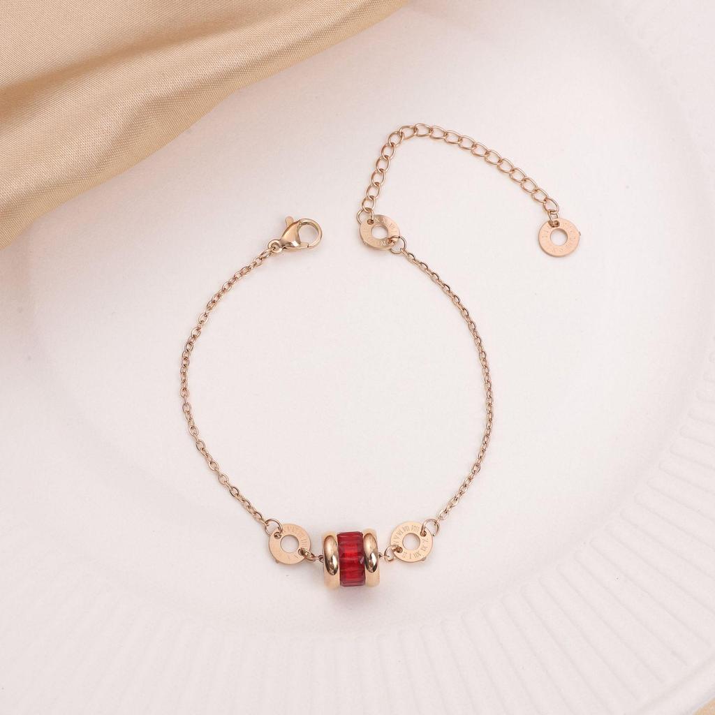 Elegantes Damenarmband aus Titanstahl - Stilvolles High-End-Design, Leichter Luxus, Vielseitiges Modeaccessoire