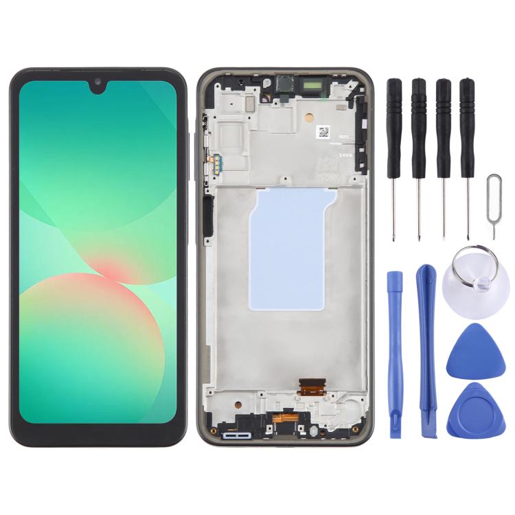 Для Samsung Galaxy A26 SM-A266B 6.46 дюйма OLED ЖК-экран Дигитайзер Полный комплект с рамкой