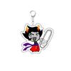Game Roxy Lalonde Dirk Strider Jake English Jane Crocker Rose Lalonde Dave Strider Acrylic Keychain Backpack Accessories Gift