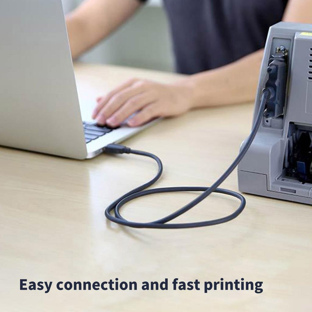 Printer Cable USB 2.0 To Parallel Adapter DB25 Parallel Printer Cable Adapter with Thumb Screws Connectors Data Transfer