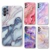 Marble Art Fashion Pattern Phone Case For Samsung Galaxy A71,70,52,40,51,31,A50,21S,30S,Note20ultra Transparent Cover