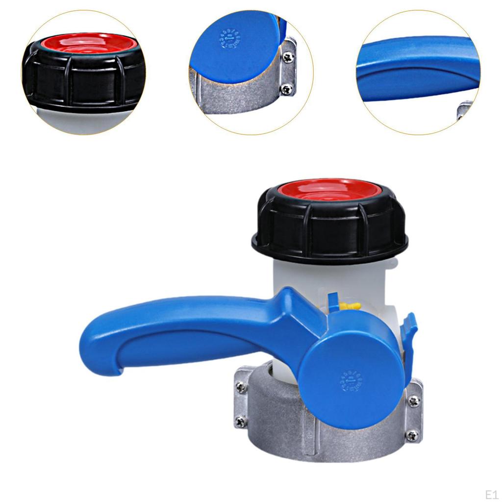 IBC -TOTE -Tankadapter -Leitungswasser 75 mm Direkt ersetzen, Alkali-beständig für -Wasser