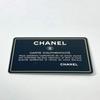 Chanel Punching Logo Triple Coco CC CC Mark Big Bag Hand Bag Enamel Black