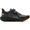 Li Ning Kids Kunpeng Comfortable Versatile Non-Slip Wear-Resistant Low-Top Running Shoes Men running shoes Black YKFU094-1