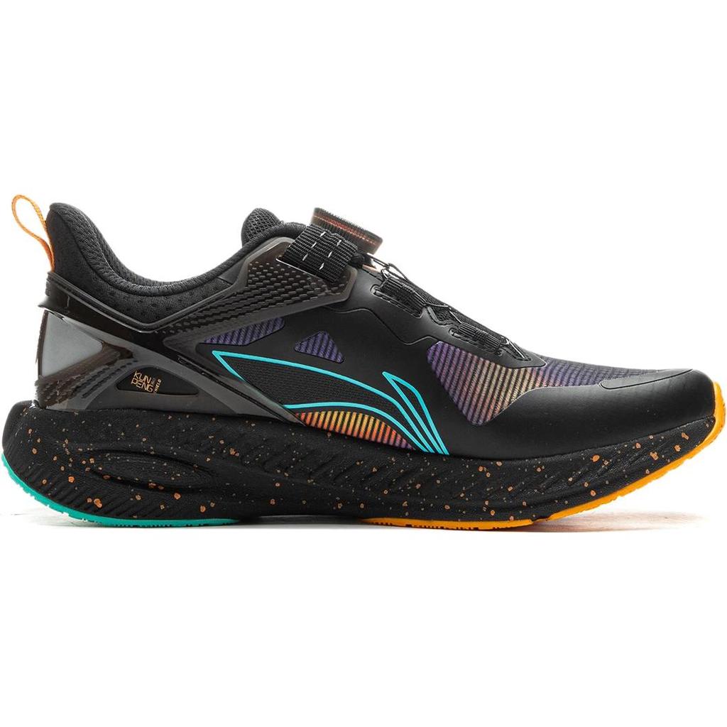 Li Ning Kids Kunpeng Comfortable Versatile Non-Slip Wear-Resistant Low-Top Running Shoes Men running shoes Black YKFU094-1