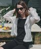 AAU Sheer Two-Way Hoodie_White