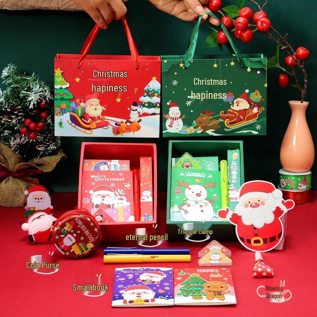 Children's Holiday Gift Box: Stationery & Greeting Cards Set