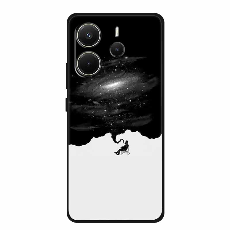 Für Xiaomi Redmi Note 14 4G Global Hülle Luxus TPU Weiches Silikon Cover Handyhüllen für 24117RN76G Schutz Neu Bumper Funda