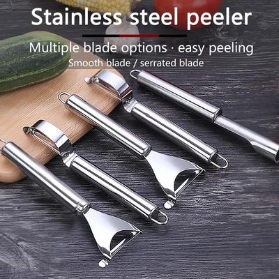 Stainless Steel Peeler, Fruit Peeler, Multi-Function Scraper, Melon Peeler