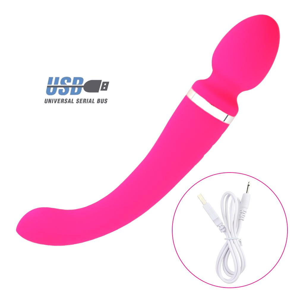 Dual Head Vibration Sex Toys for Women AV Wand Clitoris Stimulation G-Spot Dildo Vibrator Vagina Massager Powerful Sex Products