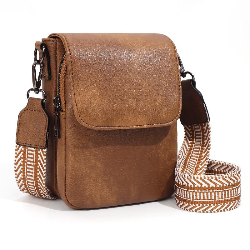 Hot-selling Mini Messenger Bag, Portable Mobile Phone Bag, Multi-pocket Card Slot Function, Adjustable Shoulder Strap.