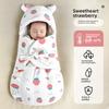 Manta Swaddle Integrada para Recém-Nascido Outono Inverno Algodão Grau A Anti-Susto Manta de Receber