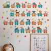 Alphabet Animals Train Early Education Wall Stickers For Kids Room Decoration