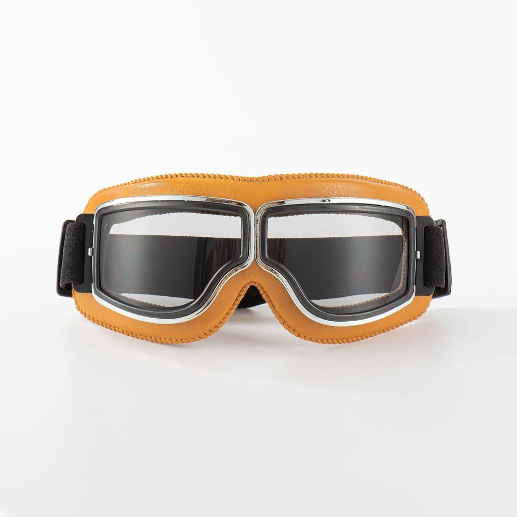 Trendy Retro Harley-Style Windproof Motorcycle Goggles with Sun Protection