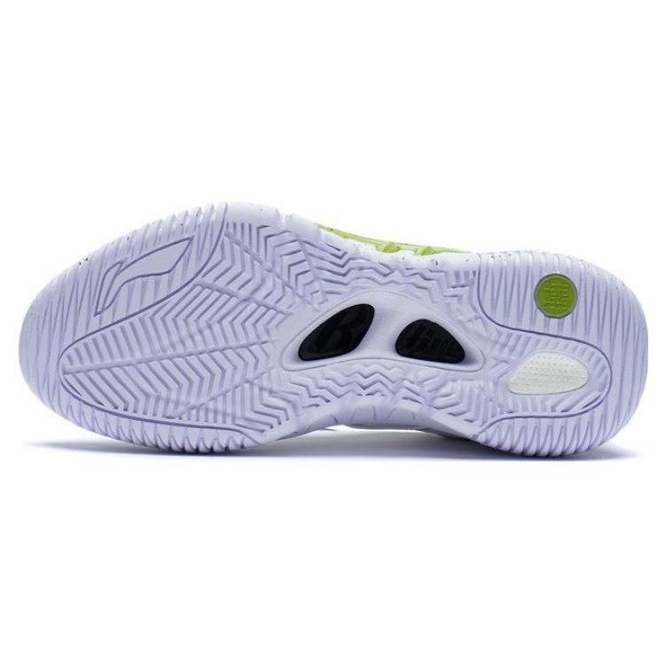 Li Ning Badfive 2.5 Basketball Shoes Men's Low Top White/Black/Green ABFS001-4