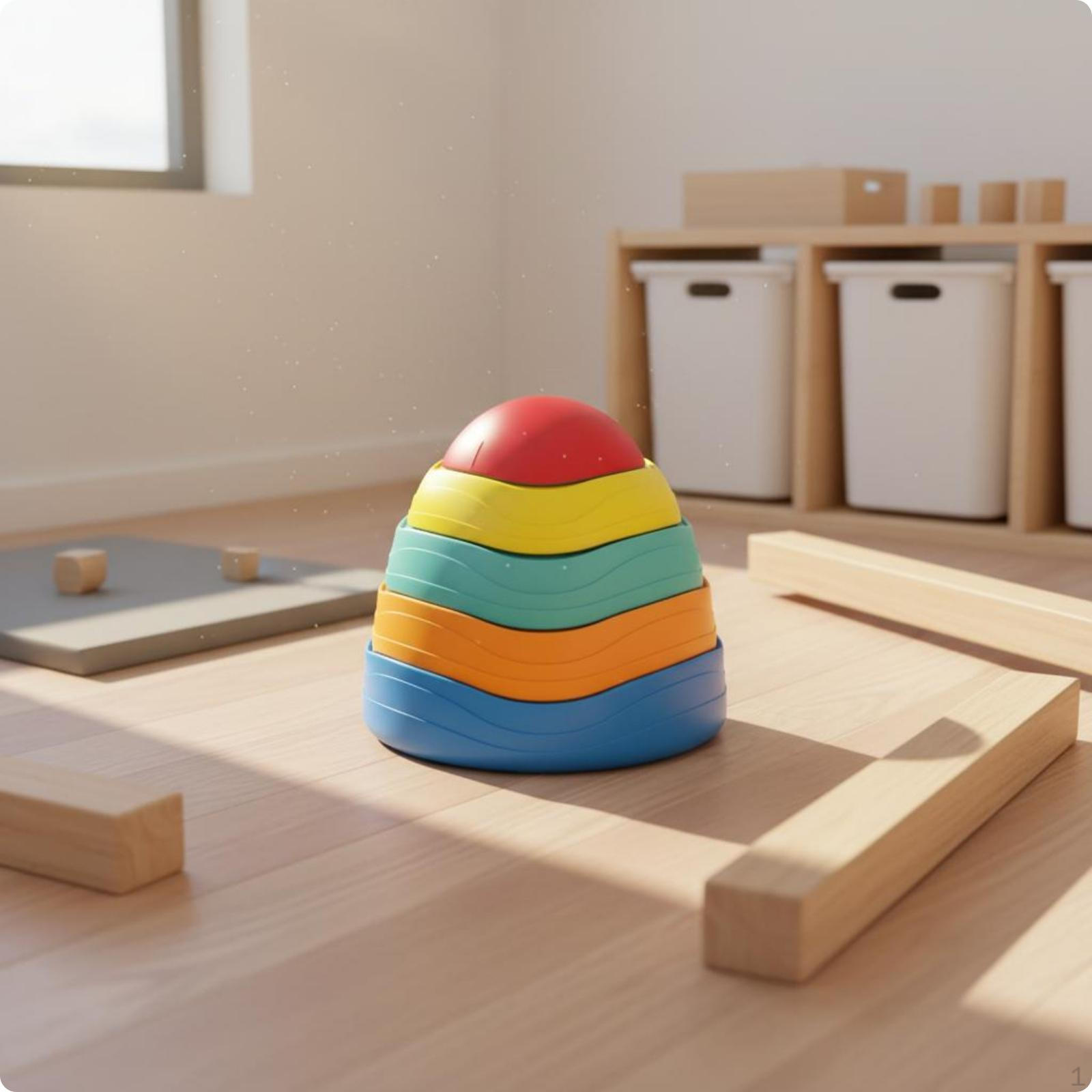 Turtle Stepping Stones Sensory Training Wave Indoor Outdoor Children s Activity Toy Rainbow