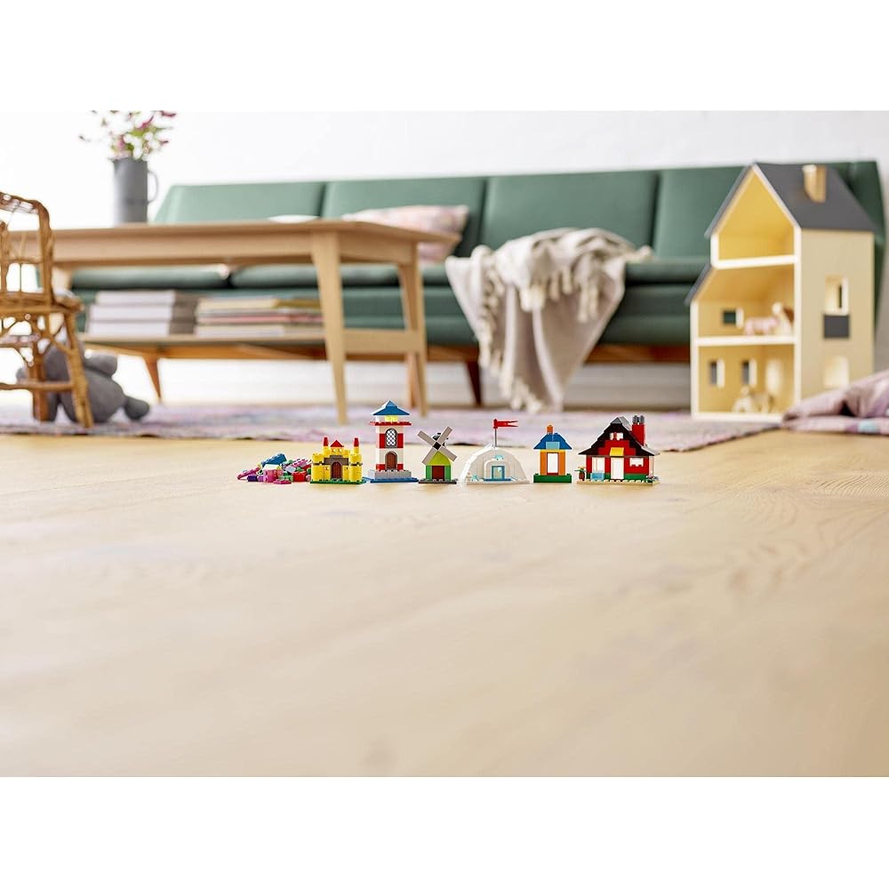 LEGO Classic Idea Pieces House Set 11008 Building Blocks Toy for Boys and Girls Ages 4 and Up