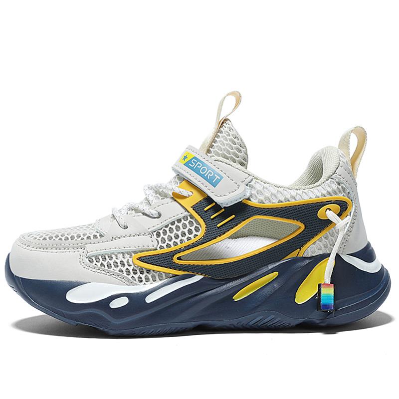 

Летняя спортивная обувь для больших мальчиков на липучке, сверхлегкая детская спортивная обувь из ЭВА 40