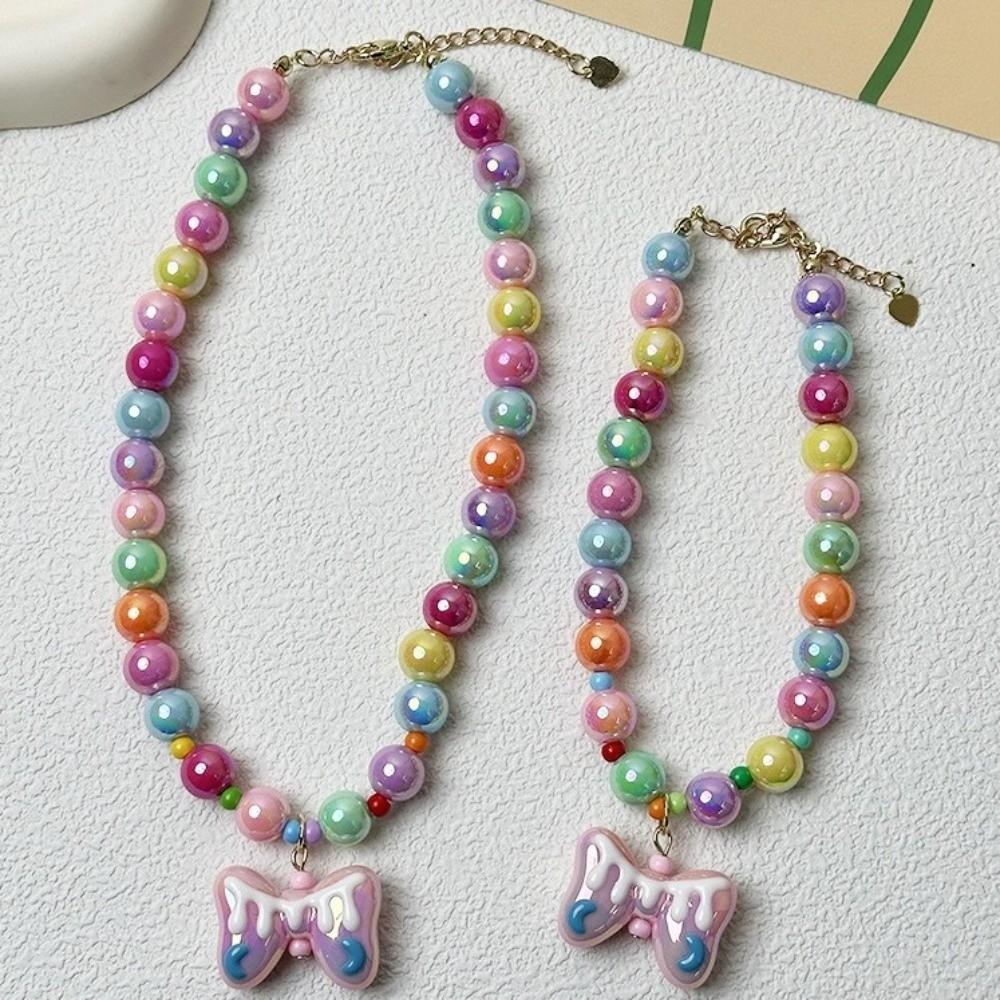 Adjustable Elastic Cat Neck Chain Colorful Dog Cat Pet Collar Pet Costume Accessories