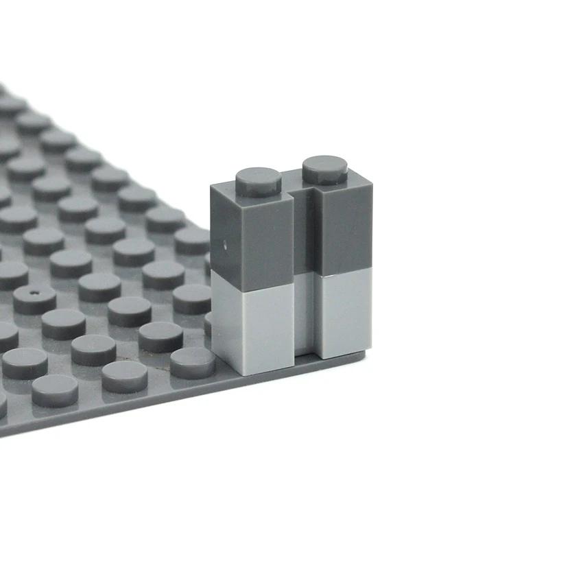 40Pcs MOC Bricks Special Series Parts Thick Brick 1 X 2 with Groove Building Blocks Particels DIY Toys Gifts Compatible 4216