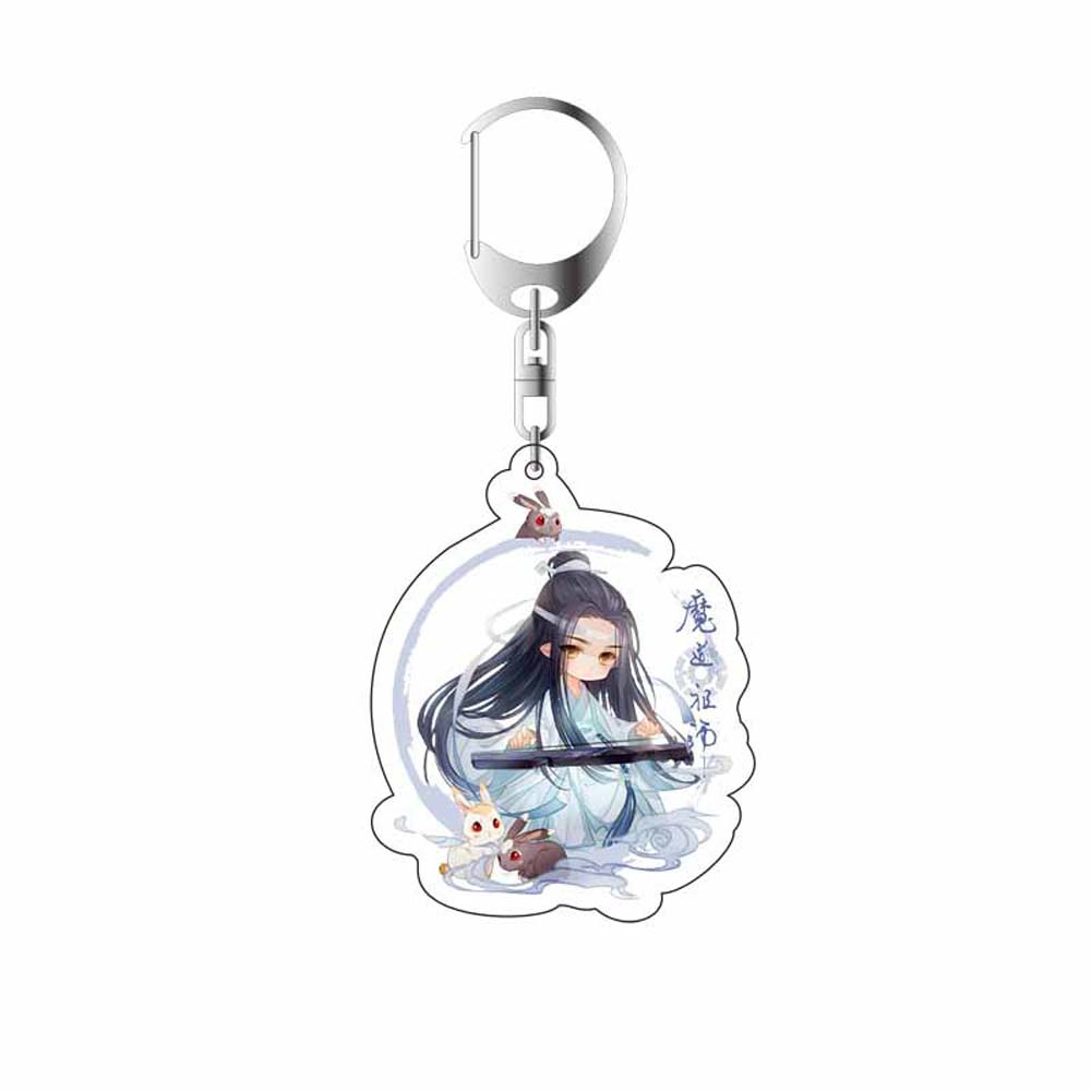 Wuxian Acrylic Grandmaster of Demonic Bag Pendant Mo Dao Zu Shi Keychain Key Ring Holder Key Rings